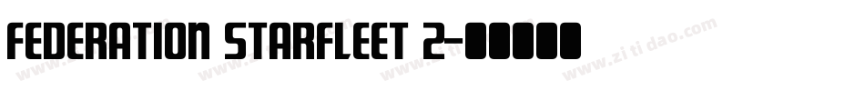 Federation Starfleet 2字体转换